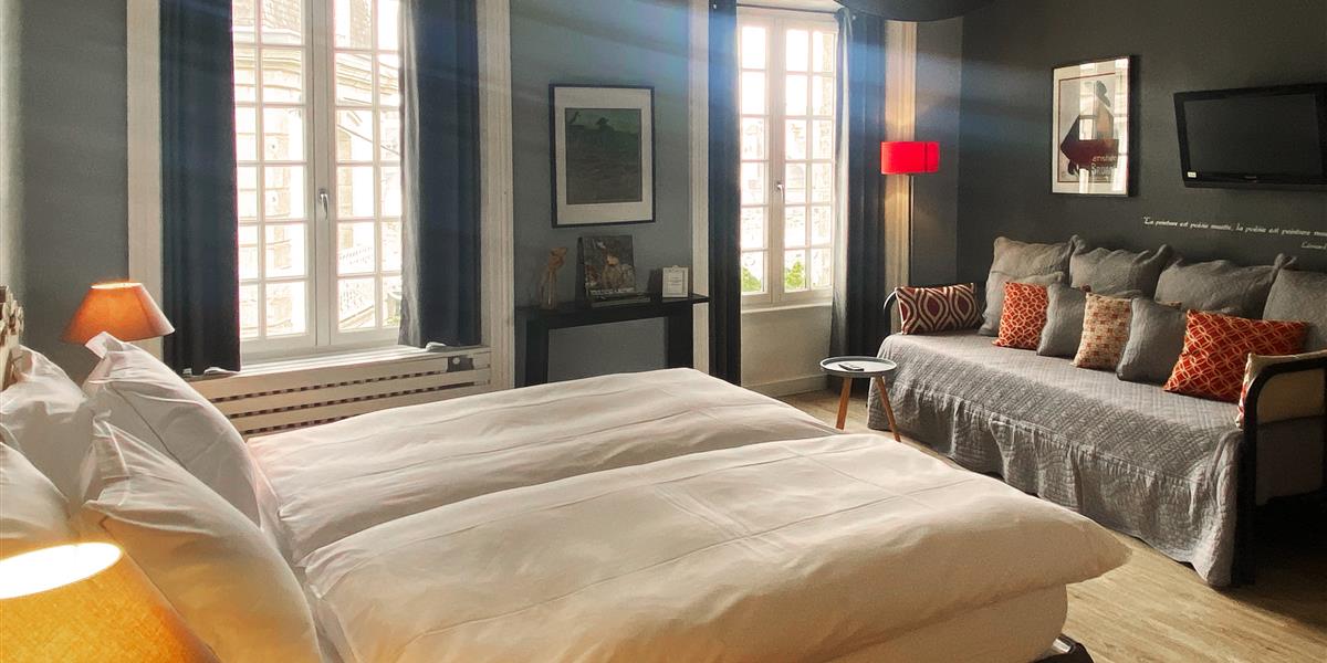 chambre avec vue sur les remparts