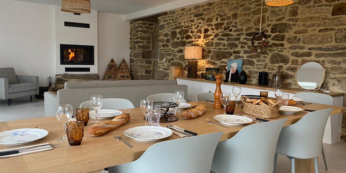 salle à manger en famille